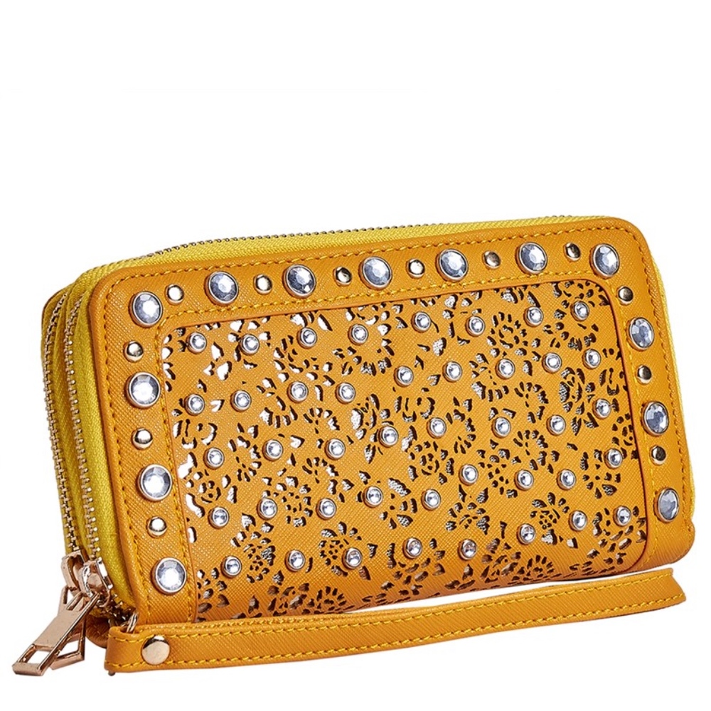 Under One Sky Studded Wallet with Wristlet. NWT. - Picture 2 of 2